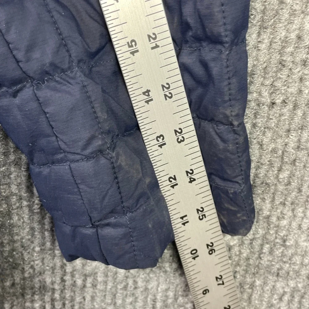 The North Face Thermoball Eco Hoodie Men's XL Navy Puffer Jacket *Broken Zipper
